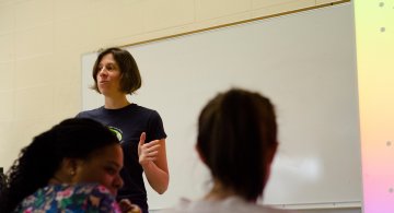 Professor of Biology Sara Scanga