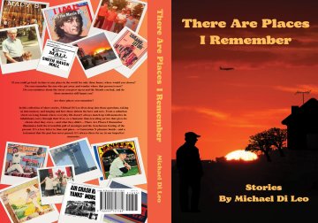 Orange and Red-colored book cover with title "There Are Places I Remember."